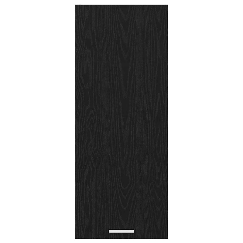 vidaXL Függő szekrény Riga Fekete tölgy 40 x 31 x 100 cm Faanyag