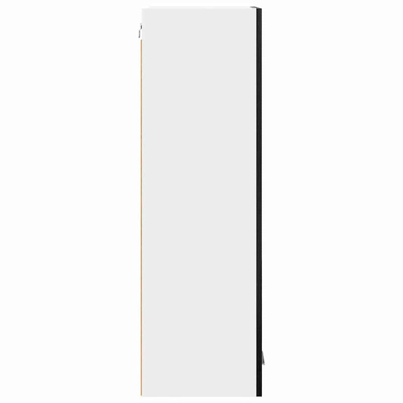 vidaXL Függő szekrény Riga Fekete tölgy 40 x 31 x 100 cm Faanyag