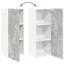 vidaXL Függő szekrény Riga Beton Szürke 40 x 31 x 100 cm Faanyag