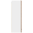 vidaXL Függő szekrény tárolóval Riga Öreg fa 40 x 31 x 100 cm Faanyag