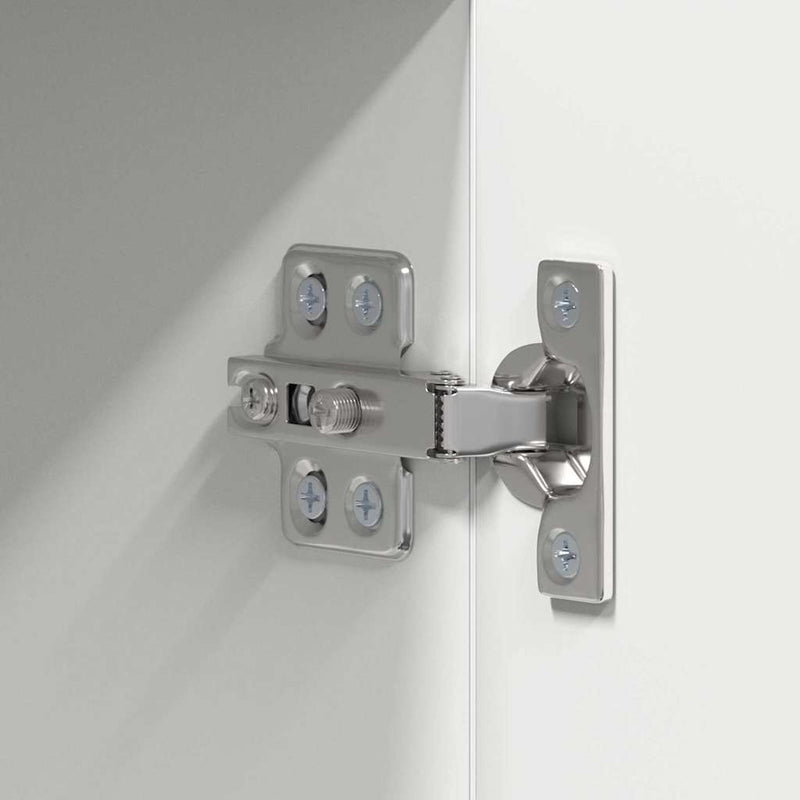 vidaXL Függő szekrény tárolóval Riga Fehér 50 x 31 x 100 cm Faanyag