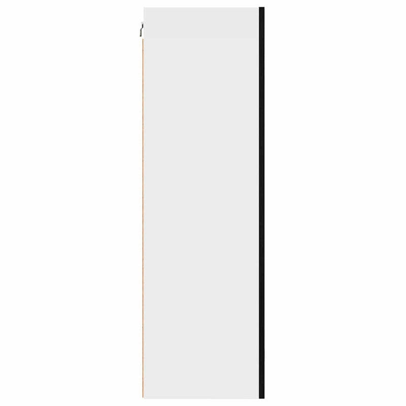 vidaXL Függő szekrény Riga Fekete tölgy és fehér 50 x 31 x 100 cm