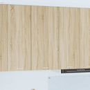 vidaXL Függő szekrény Riga Sonoma tölgy és fehér 50 x 31 x 100 cm