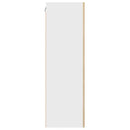 vidaXL Függő szekrény Riga Sonoma tölgy és fehér 50 x 31 x 100 cm