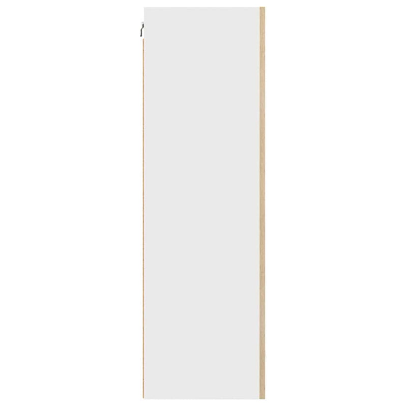 vidaXL Függő szekrény Riga Sonoma tölgy és fehér 50 x 31 x 100 cm