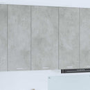 vidaXL Függő szekrény Beton szürke és fehér 50 x 31 x 100 cm Faanyag