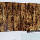 vidaXL Függő szekrény Füstölt tölgy és fehér 50 x 31 x 100 cm Faanyag