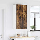 vidaXL Függő szekrény Füstölt tölgy és fehér 50 x 31 x 100 cm Faanyag