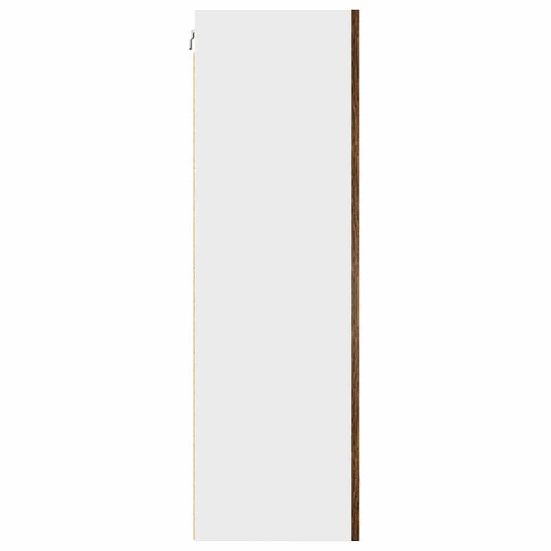 vidaXL Függő szekrény Riga Füstölt tölgy és fehér 50 x 31 x 100 cm