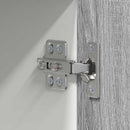 vidaXL Függő szekrény Szürke Sonoma és fehér 50 x 31 x 100 cm Faanyag