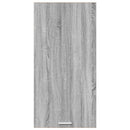 vidaXL Függő szekrény Szürke Sonoma és fehér 50 x 31 x 100 cm Faanyag