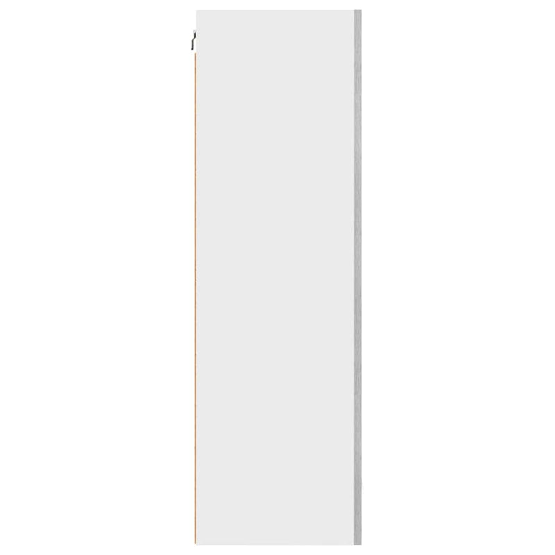 vidaXL Függő szekrény Riga Szürke Sonoma és fehér 50 x 31 x 100 cm