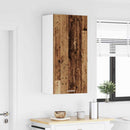 vidaXL Függő szekrény Régi fa és fehér 50 x 31 x 100 cm Faanyag