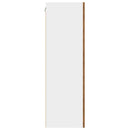 vidaXL Függő szekrény Riga Régi fa és fehér 50 x 31 x 100 cm Faanyag