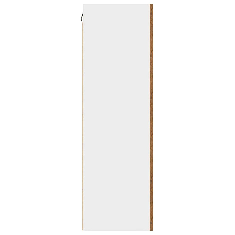 vidaXL Függő szekrény Riga Régi fa és fehér 50 x 31 x 100 cm Faanyag