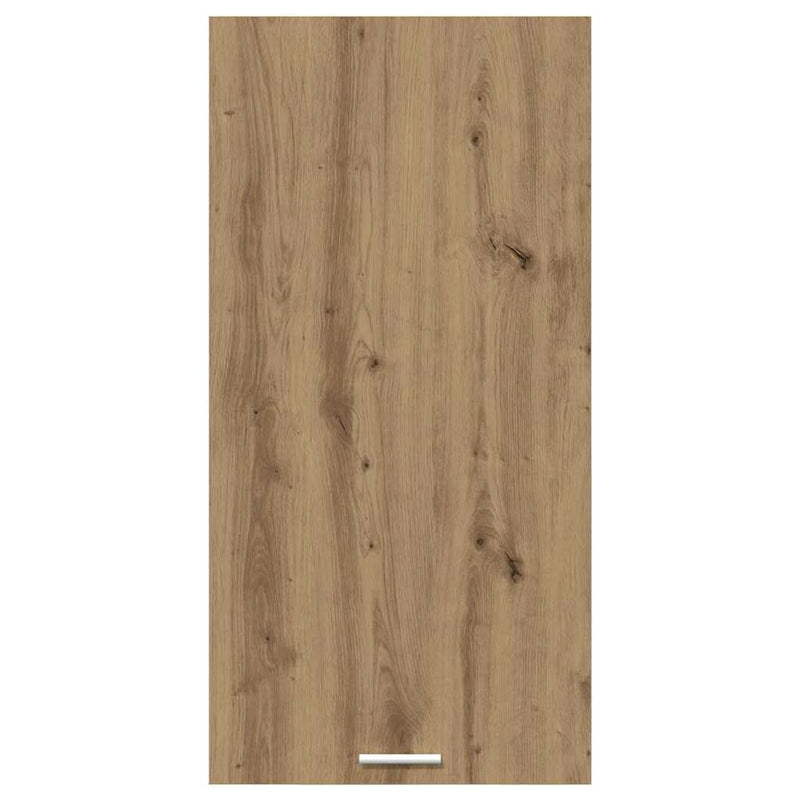 vidaXL Függő szekrény Riga Artisan tölgy és fehér 50 x 31 x 100 cm