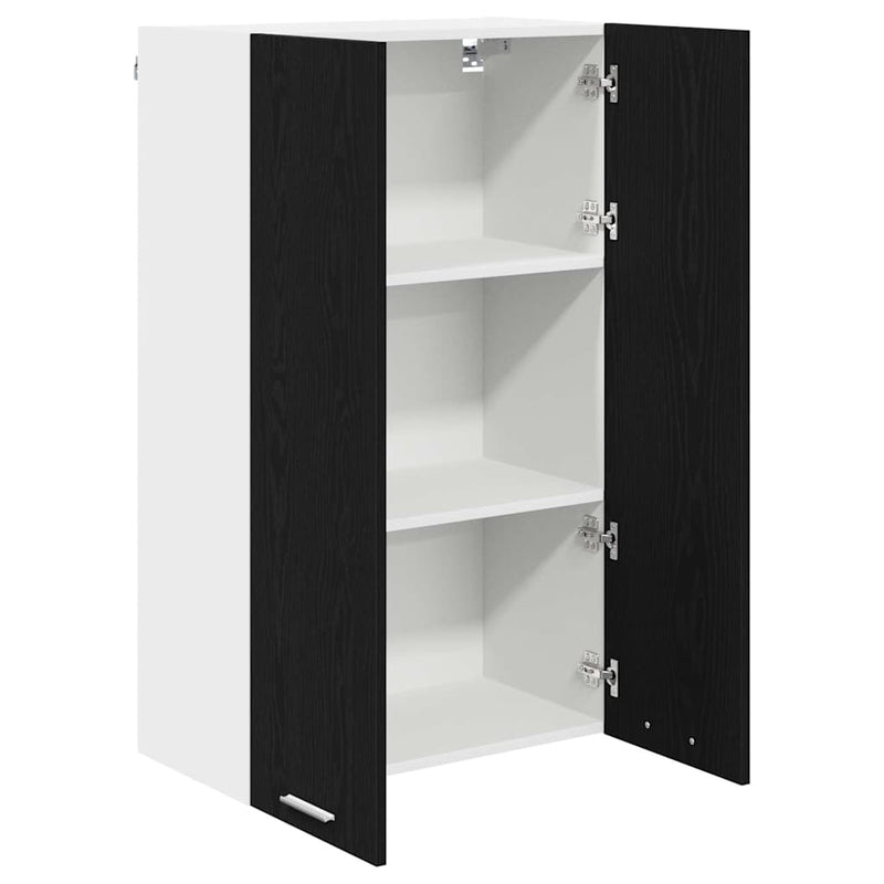 vidaXL Függő szekrény Riga Fekete tölgy 60 x 31 x 100 cm Faanyag