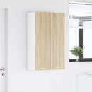 vidaXL Függő szekrény Sonoma tölgy 60 x 31 x 100 cm Szerelt Fa