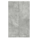 vidaXL Függő szekrény tárolóval Beton Szürke 60 x 31 x 100 cm Faanyag
