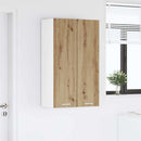 vidaXL Függő szekrény tárolóval Artisan tölgy 60 x 31 x 100 cm Faanyag