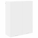 vidaXL Függő szekrény tárolóval Riga Fehér 80 x 31 x 100 cm Faanyag