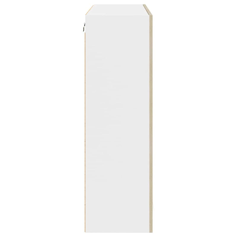 vidaXL Függő szekrény Riga Sonoma tölgy 80 x 31 x 100 cm Faanyag