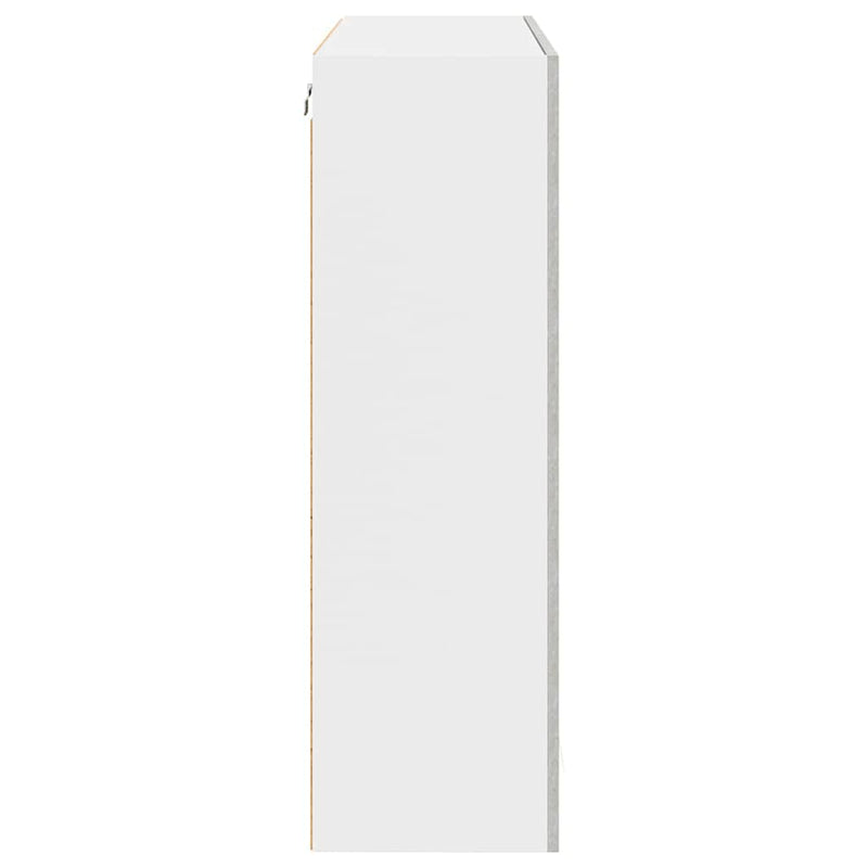 vidaXL Függő szekrény Riga Beton Szürke 80 x 31 x 100 cm Faanyag