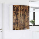 vidaXL Függő szekrény tárolóval Füstölt tölgy 80 x 31 x 100 cm Faanyag