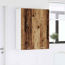 vidaXL Függő szekrény tárolóval Riga Öreg fa 80 x 31 x 100 cm Faanyag