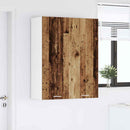 vidaXL Függő szekrény tárolóval Öreg fa 80 x 31 x 100 cm Faanyag