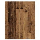 vidaXL Függő szekrény tárolóval Riga Öreg fa 80 x 31 x 100 cm Faanyag