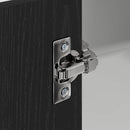 vidaXL Függő szekrény Riga Fekete tölgy és fehér 57 x 57 x 100 cm