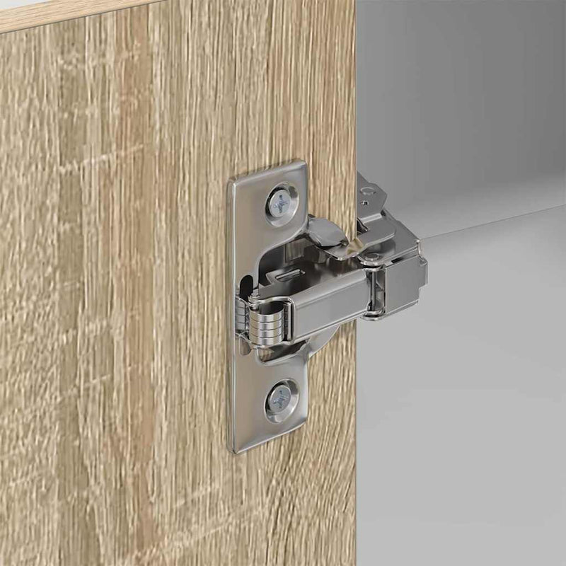 vidaXL Függő szekrény Riga Sonoma tölgy és fehér 57 x 57 x 100 cm