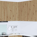 vidaXL Függő szekrény Riga Artisan tölgy és fehér 57 x 57 x 100 cm