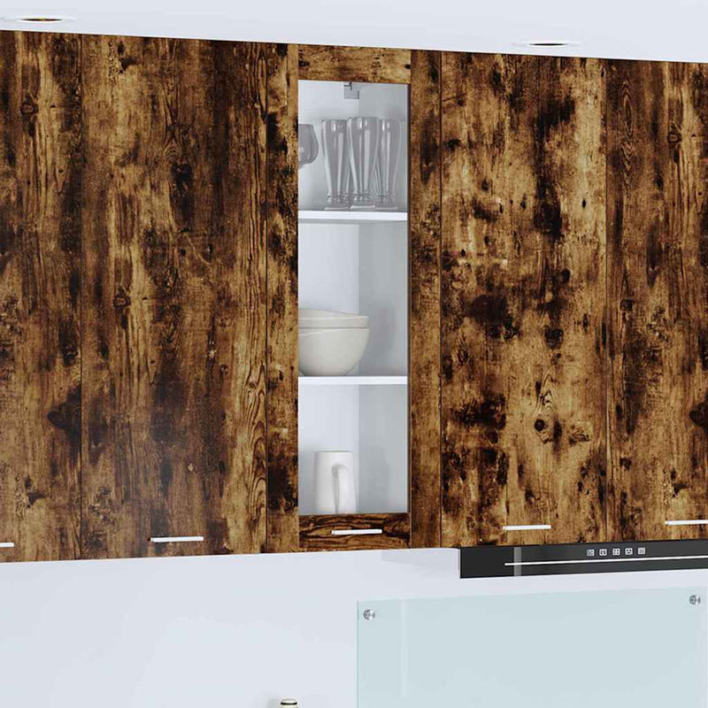 vidaXL Függő szekrény Riga Füstölt tölgy 40 x 31 x 100 cm Faanyag