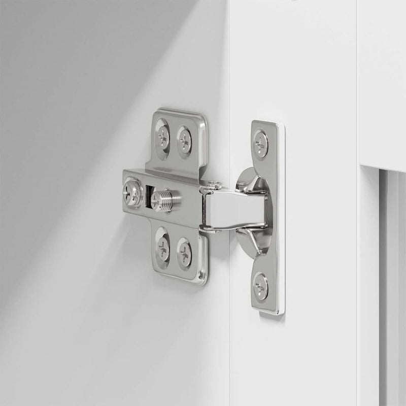 vidaXL Függő szekrény tárolóval Riga Fehér 60 x 31 x 100 cm Faanyag