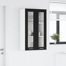 vidaXL Függő szekrény Riga Fekete tölgy 60 x 31 x 100 cm Faanyag