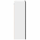 vidaXL Függő szekrény Riga Fekete tölgy 60 x 31 x 100 cm Faanyag