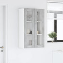 vidaXL Függő szekrény Riga Beton Szürke 60 x 31 x 100 cm Faanyag