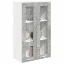 vidaXL Függő szekrény Riga Beton Szürke 60 x 31 x 100 cm Faanyag