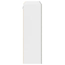 vidaXL Függő szekrény tárolóval Beton Szürke 80 x 31 x 100 cm Faanyag