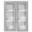 vidaXL Függő szekrény Riga Szürke Sonoma 80 x 31 x 100 cm Faanyag