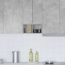 vidaXL Függő szekrény tárolóval Beton Szürke 20 x 29,5 x 40 cm Faanyag