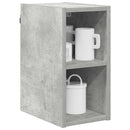 vidaXL Függő szekrény tárolóval Beton Szürke 20 x 29,5 x 40 cm Faanyag