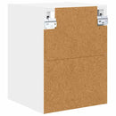 vidaXL Függő szekrény tárolóval Riga Fehér 30 x 29,5 x 40 cm Faanyag