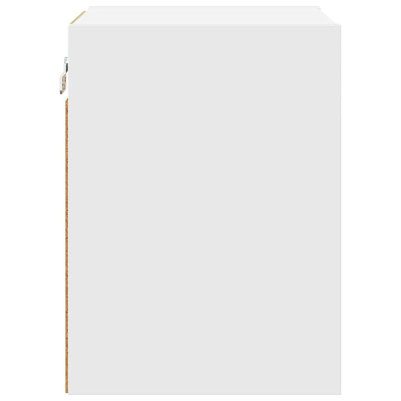 vidaXL Függő szekrény tárolóval Riga Fehér 30 x 29,5 x 40 cm Faanyag