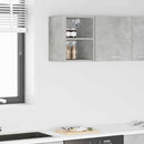 vidaXL Függő szekrény tárolóval Beton Szürke 30 x 29,5 x 40 cm Faanyag
