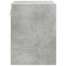 vidaXL Függő szekrény tárolóval Beton Szürke 30 x 29,5 x 40 cm Faanyag