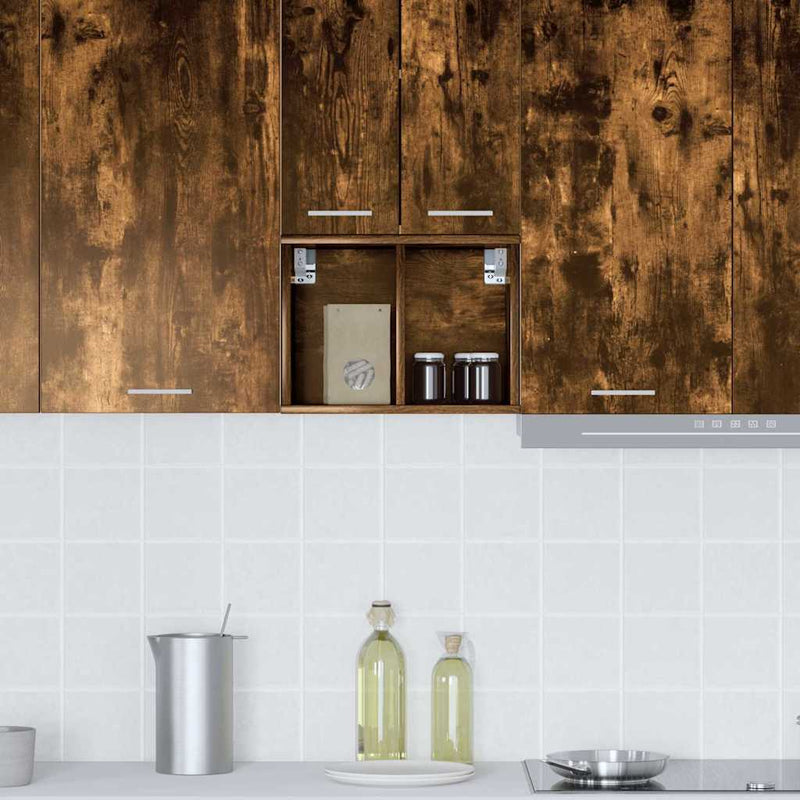 vidaXL Függő szekrény Riga Füstölt tölgy 30 x 29,5 x 40 cm Faanyag