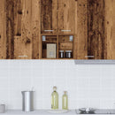 vidaXL Függő szekrény tárolóval Riga Öreg fa 30 x 29,5 x 40 cm Faanyag